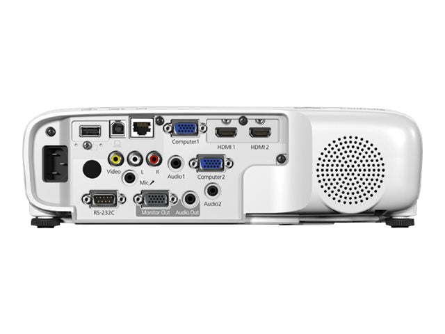 Epson PowerLite 118 - Proyector 3LCD - portátil - 3800 lúmenes (blanco) - 3800 lúmenes (color) - XGA (1024 x 768) - 4:3 - LAN-2