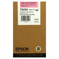 Epson T6036 - 220 ml - magenta vívido suave - original - cartucho de tinta - para Stylus Pro 7880, Pro 9800-2
