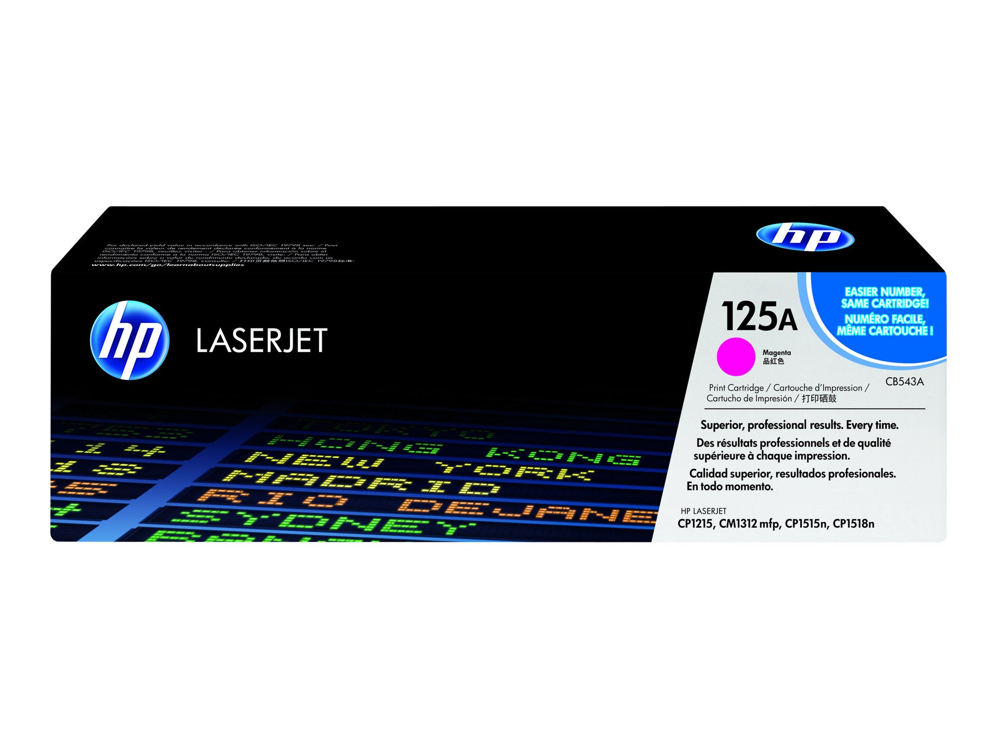 HP 125A - Magenta - original - LaserJet - cartucho de tóner (CB543A) - para Color LaserJet CM1312 MFP, CP1215, CP1217, CP1515n, CP1518ni-7