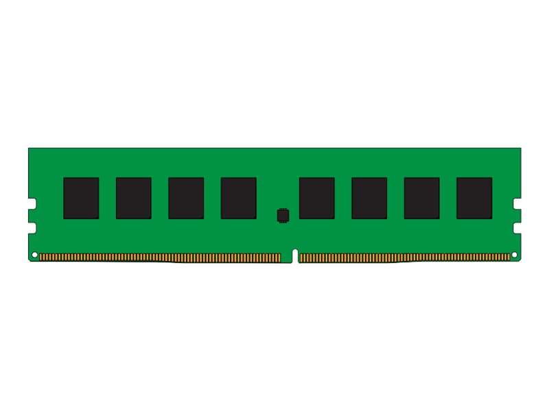 Kingston ValueRAM - DDR4 - módulo - 8 GB - DIMM de 288 contactos - 2666 MT/s / PC4-21300 - CL19 - 1.2 V - sin búfer - no ECC-1