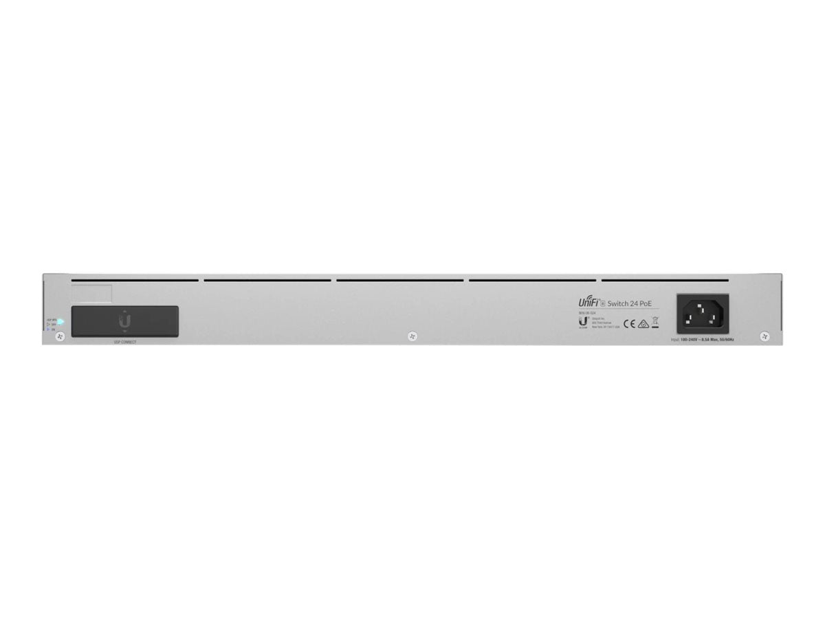 Ubiquiti UniFi Switch USW-Enterprise-24-PoE - Conmutador - L3 - Gestionado - 12 x 100/1000/2.5G (PoE+) + 12 x 10/100/1000 (PoE+) + 2 x 10 Gigabit SFP+ - montaje en rack - PoE+ (400 W)-6
