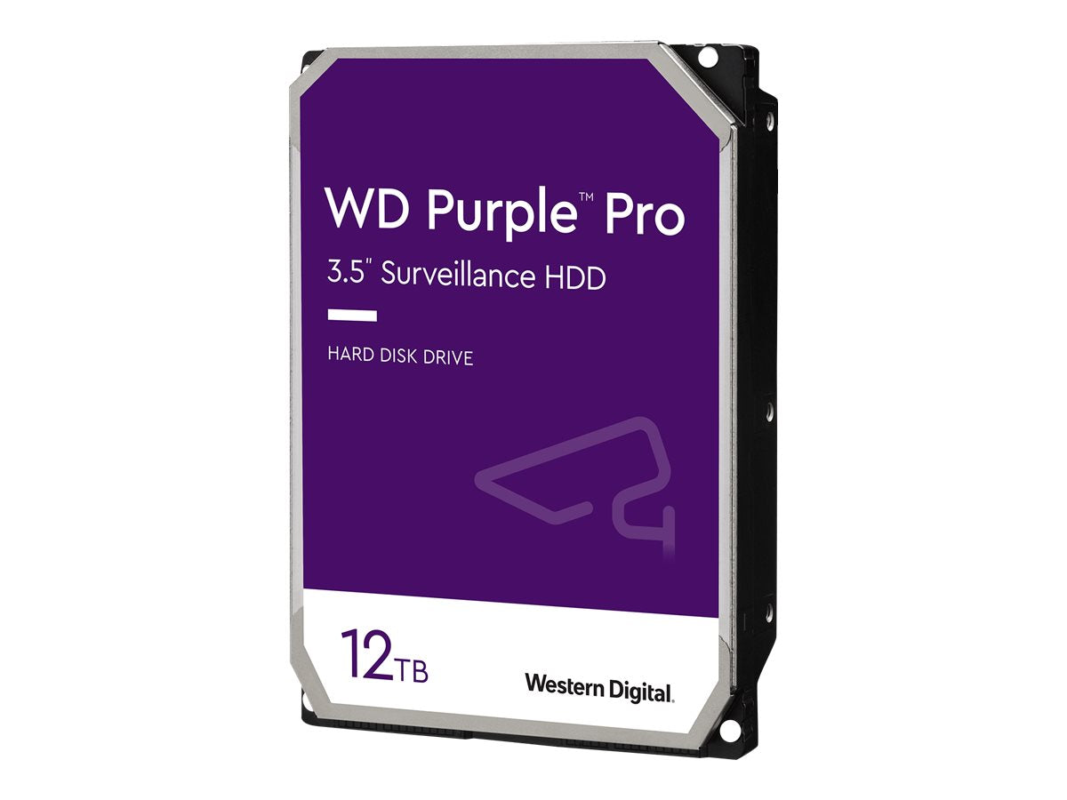 WD Purple Pro WD121PURP - Disco duro - 12 TB - interno - 3.5" - SATA 6Gb/s - 7200 rpm - búfer: 256 MB-7