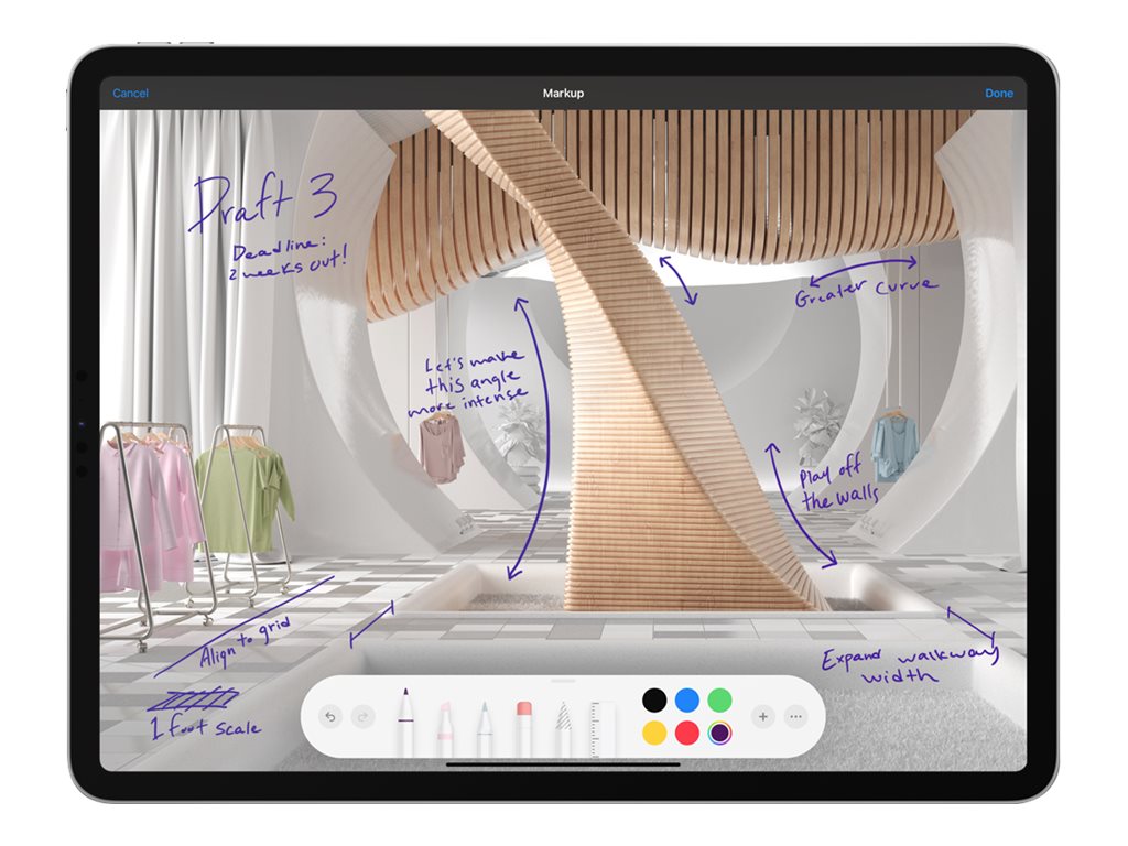 Apple iPad Pro de 12,9" Wi-Fi - 5ª generación - tableta - 128 GB - 12.9" IPS (2732 x 2048) - plata-17
