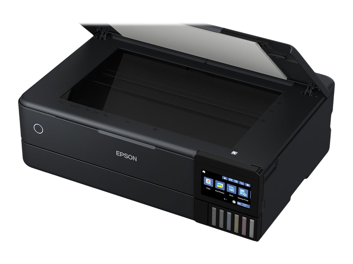 Epson EcoTank L8180 - Impresora multifunción - color - chorro de tinta - A3 (material) - hasta 16 ppm (impresión) - 100 hojas - USB 2.0, LAN, Wi-Fi(n)-15