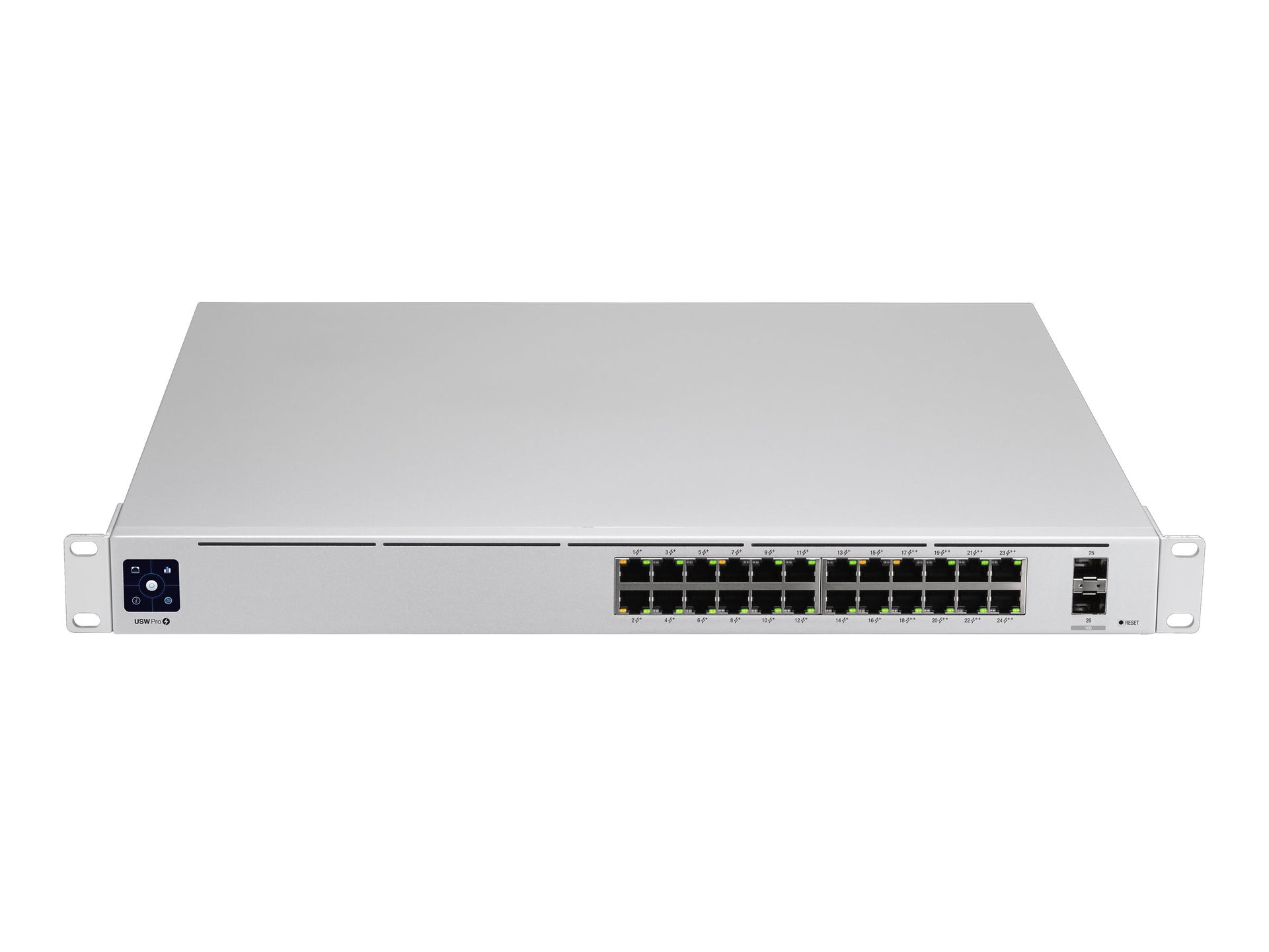 Ubiquiti UniFi Switch USW-Pro-24-POE - Conmutador - Gestionado - 24 x 10/100/1000 (16 PoE+, 8 PoE++) + 2 x 10 Gigabit SFP+ (enlace de subida) - sobremesa, montaje en rack - PoE++ (400 W)