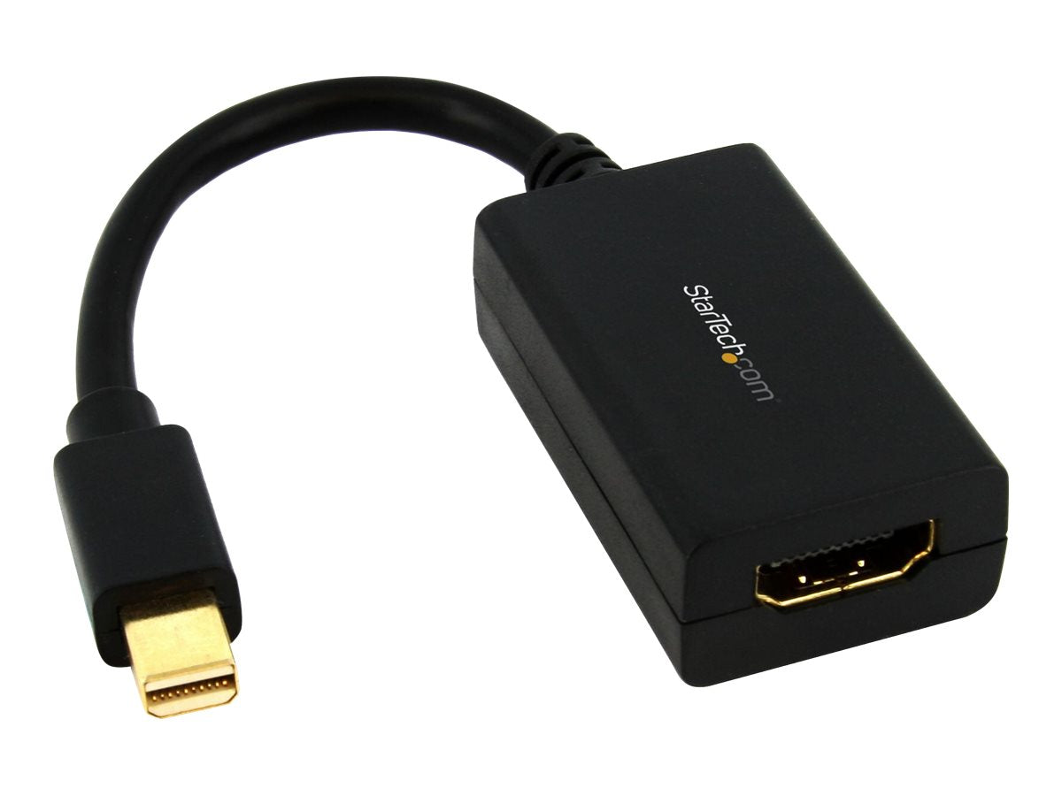 StarTech.com Adaptador Conversor de Vídeo Mini DisplayPort a HDMI - Cable Convertidor Pasivo - Hembra HDMI - Macho Mini DP - 1920x1200 - Adaptador de vídeo - Mini DisplayPort macho a HDMI hembra - 76.2 mm - negro - para P/N: DP2MDPMF3, DP2MDPMF6IN-6