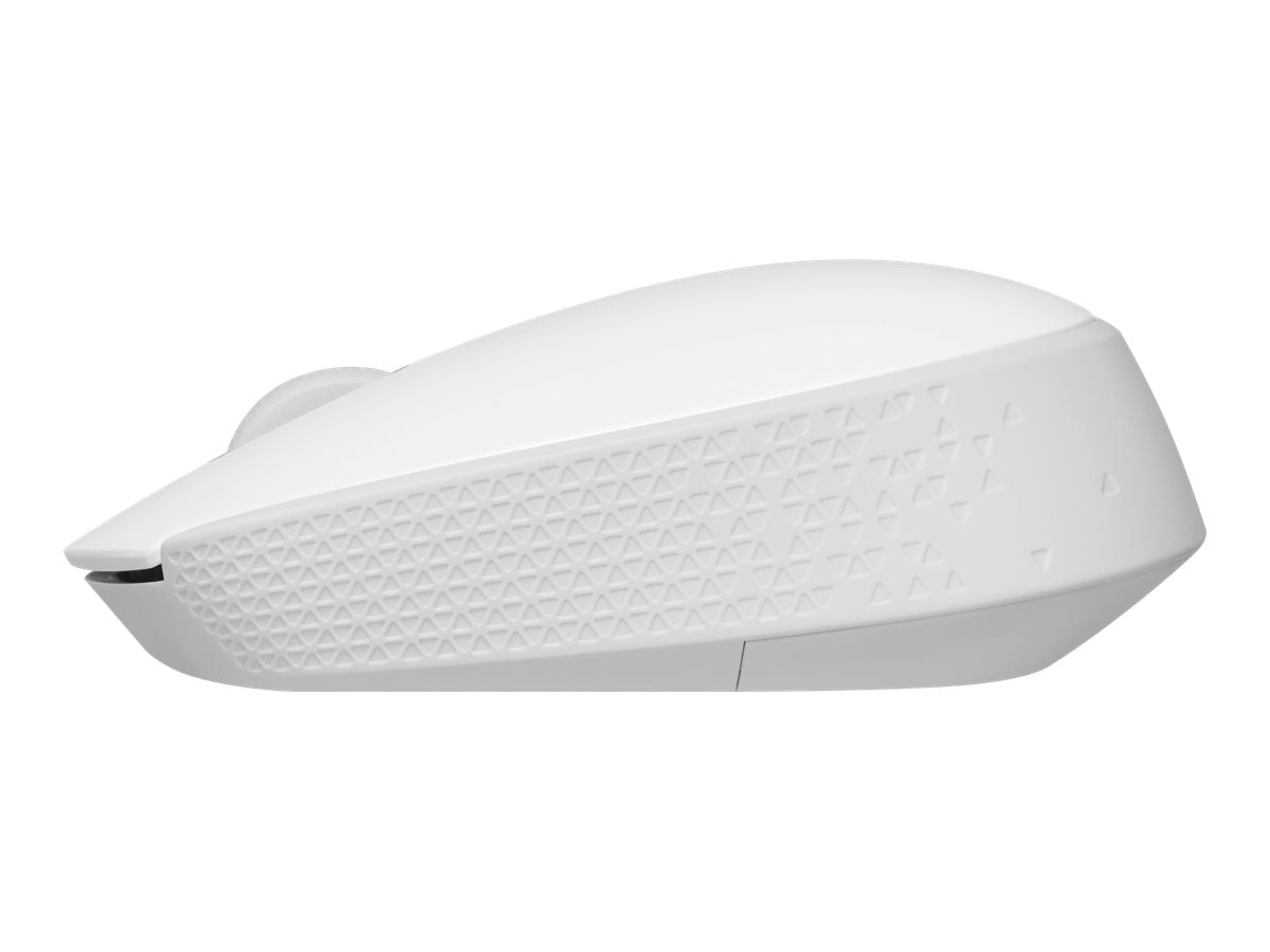 Logitech M170 Wireless Mouse, Ambidextrous, Off-white - Ratón - diestro y zurdo - óptico - 3 botones - inalámbrico - 2.4 GHz - receptor inalámbrico USB - blanco hueso-12