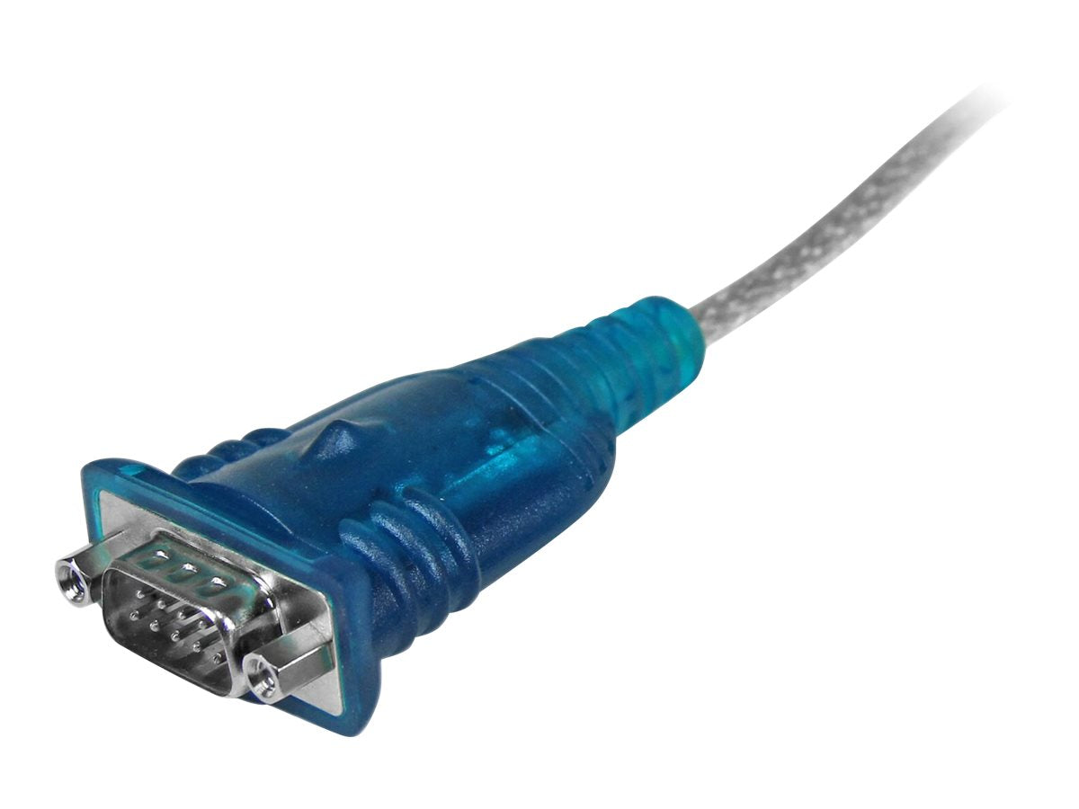 StarTech.com Cable Adaptador USB a Serie RS232 de 1 Puerto Serial DB9 - Macho a Macho - Conversor Compatible con Windows 8 - Adaptador serie - USB 2.0 - RS-232-14