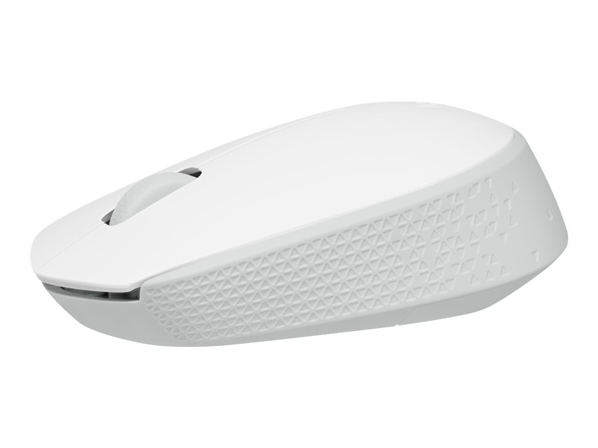Logitech M170 Wireless Mouse, Ambidextrous, Off-white - Ratón - diestro y zurdo - óptico - 3 botones - inalámbrico - 2.4 GHz - receptor inalámbrico USB - blanco hueso-13
