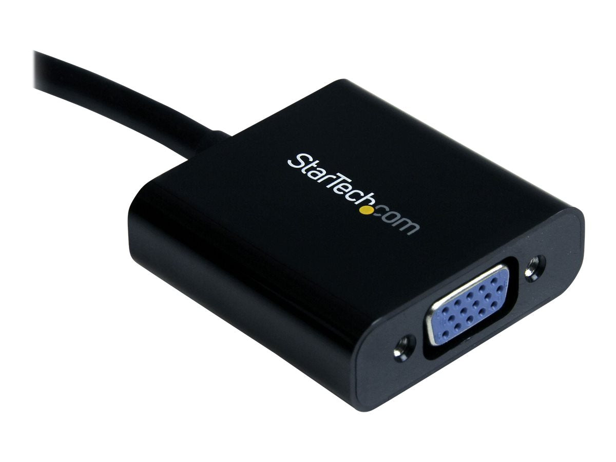 StarTech.com Adaptador Conversor de Vídeo HDMI a VGA HD15 - Cable Convertidor - 1920x1200 - 1080p - Adaptador de vídeo - HDMI macho a HD-15 (VGA) hembra - 24.5 cm - negro - compatibilidad con 1080p, activo - para P/N: DK30C2DPEPUE, DK30C2DPPDUE, DK31C3HDP-4