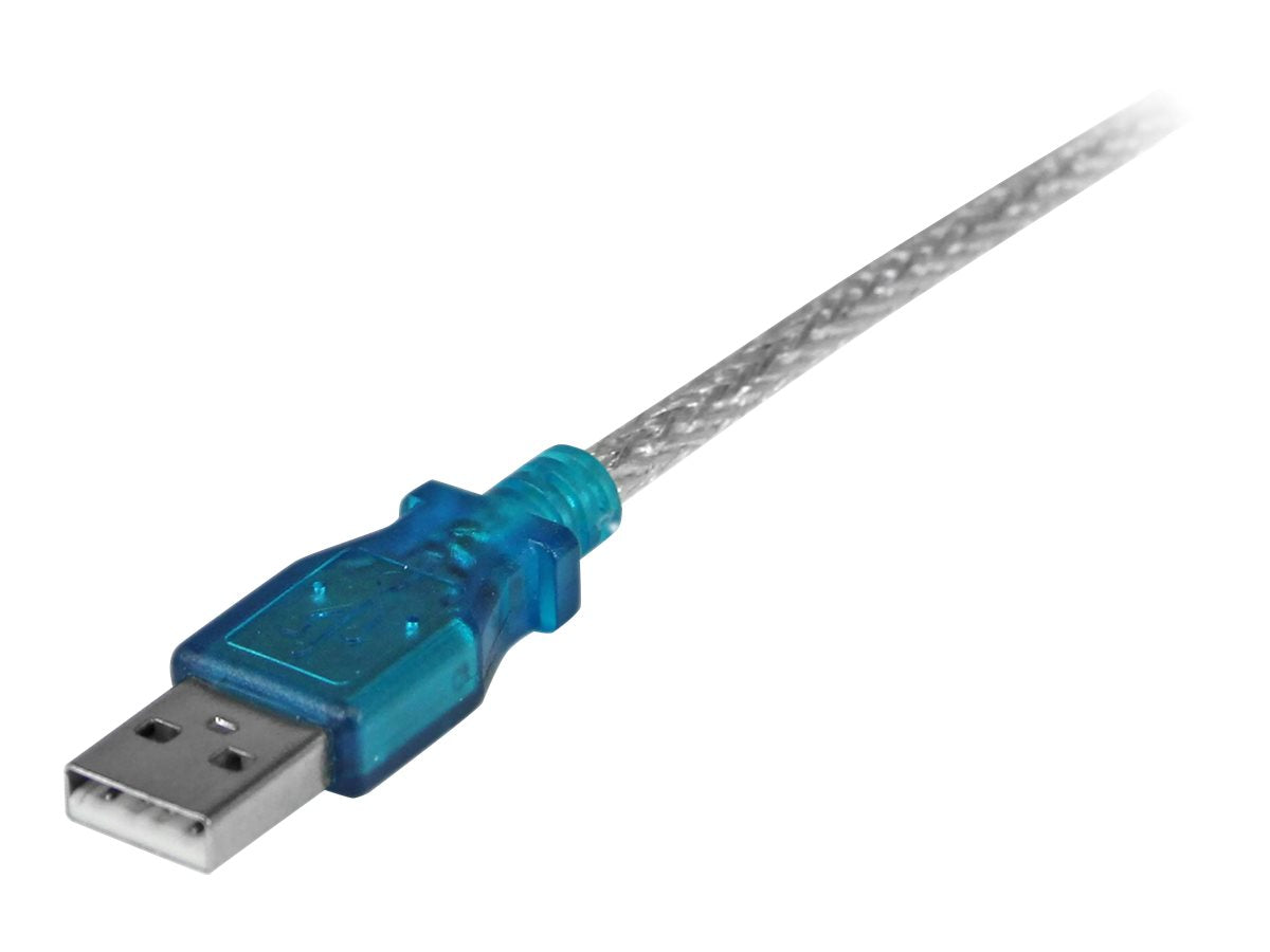 StarTech.com Cable Adaptador USB a Serie RS232 de 1 Puerto Serial DB9 - Macho a Macho - Conversor Compatible con Windows 8 - Adaptador serie - USB 2.0 - RS-232-3