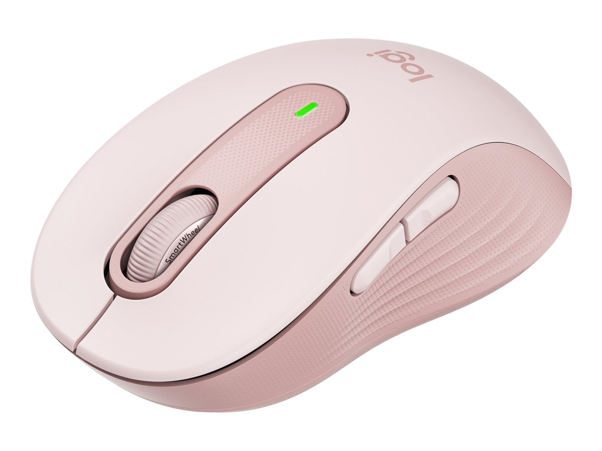 Logitech Signature M650 - Ratón - manos pequeñas - diestro y zurdo - inalámbrico - 2.4 GHz, Bluetooth - receptor de USB Logitech Logi Bolt - rosa-1