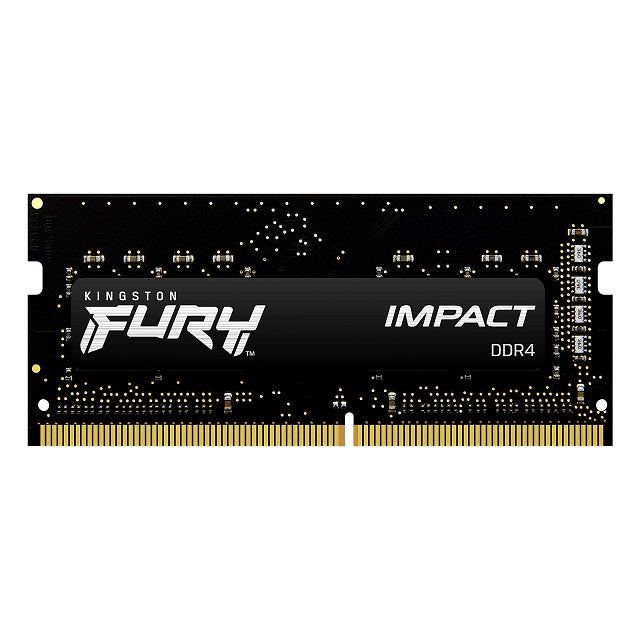 Kingston FURY Impact - DDR4 - módulo - 16 GB - SO-DIMM de 260 contactos - 3200 MHz / PC4-25600 - CL20 - 1.2 V - sin búfer - no ECC - negro-5