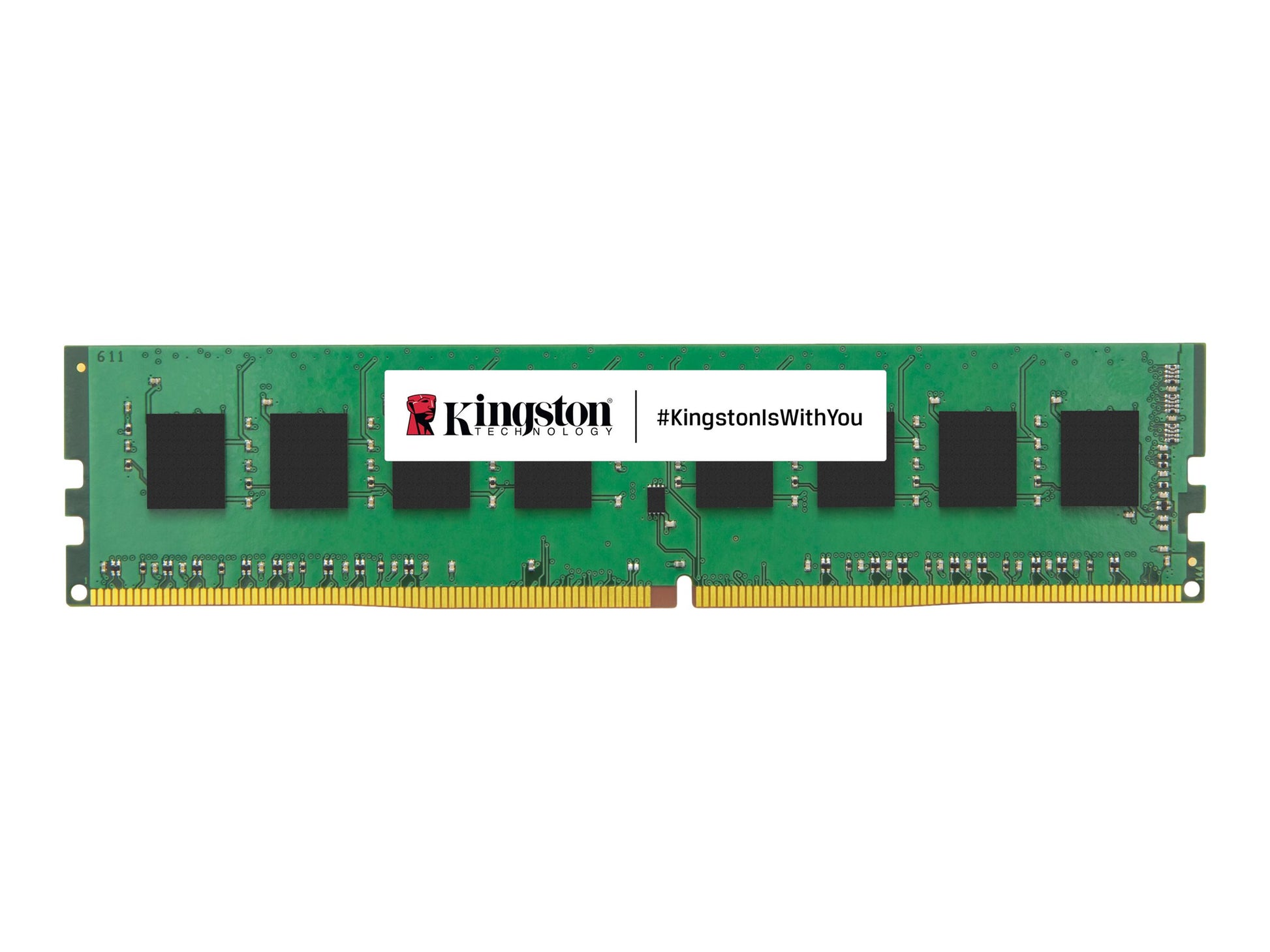 Kingston ValueRAM - DDR4 - módulo - 8 GB - DIMM de 288 contactos - 3200 MT/s / PC4-25600 - CL22 - 1.2 V - sin búfer - no ECC-3