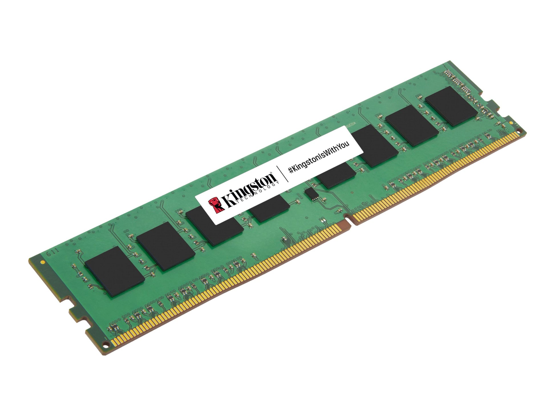 Kingston ValueRAM - DDR4 - módulo - 8 GB - DIMM de 288 contactos - 3200 MT/s / PC4-25600 - CL22 - 1.2 V - sin búfer - no ECC-1