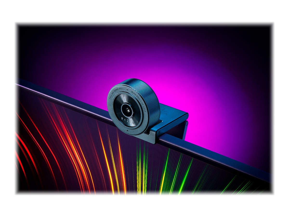Razer Kiyo X - Webcam - color - 2,1 MP - 1920 x 1080 - audio - USB 2.0 - MJPEG, YUV2-7