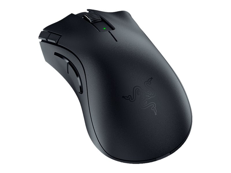 Razer DeathAdder V2 X HyperSpeed - Ratón - ergonómico - diestro - óptico - 7 botones - inalámbrico - 2.4 GHz, Bluetooth - receptor inalámbrico USB