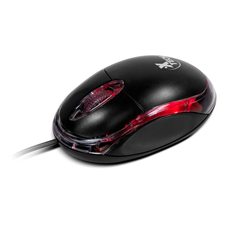 Xtech - Mouse - Wired - USB - Black - 3D optical-3