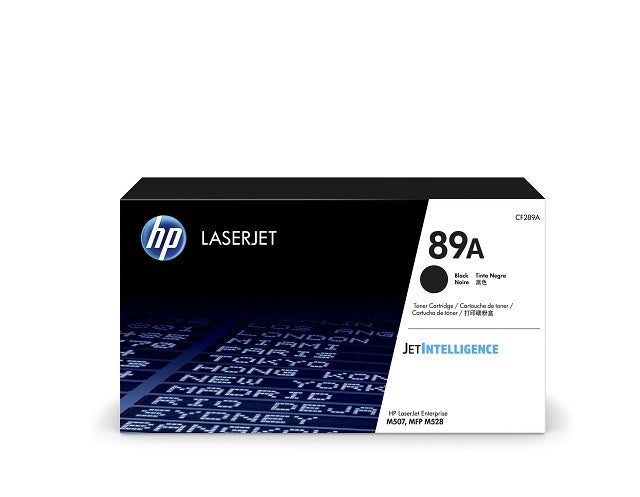 HP 89A - Negro - original - LaserJet - cartucho de tóner (CF289A) - para LaserJet Enterprise M507, MFP M528; LaserJet Enterprise Flow MFP M528-13