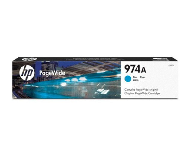 HP - 974a - Ink cartridge - Cyan - Pagewide-1