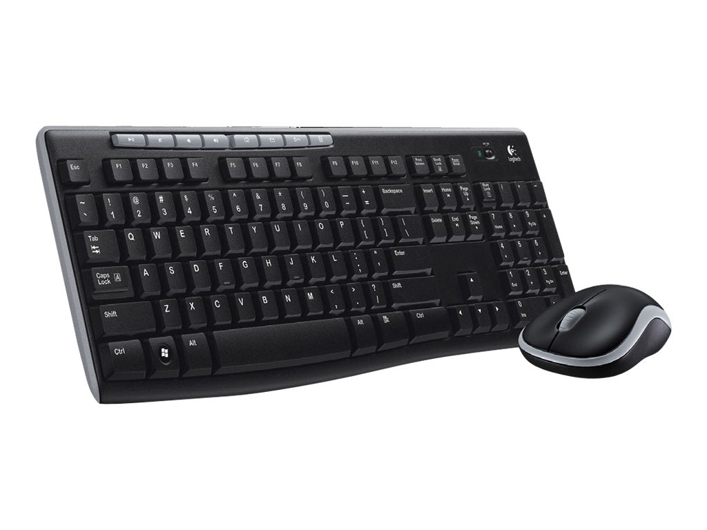 Logitech MK270 Wireless Combo - Juego de teclado y ratón - inalámbrico - 2.4 GHz - inglés - negro-1