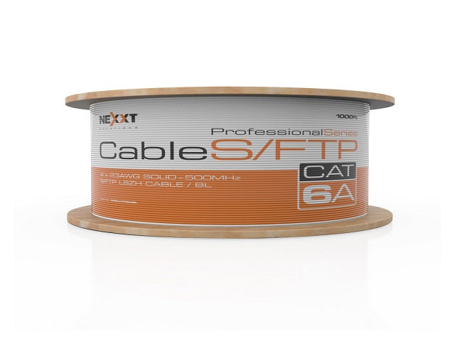 Nexxt Enterprise Cat6A S/FTP Cable 4P 23AWG LSZH 305m GR-3