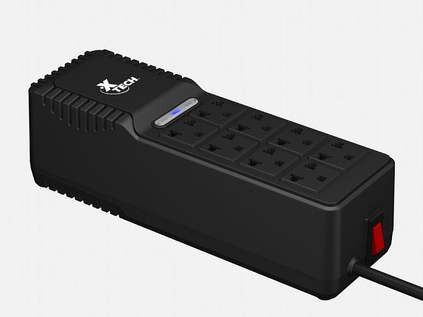Xtech - Automatic voltage regulator - External - AC 110/120 V - 8 Tomas de Corriente - 1000 VA - -XTR-1002