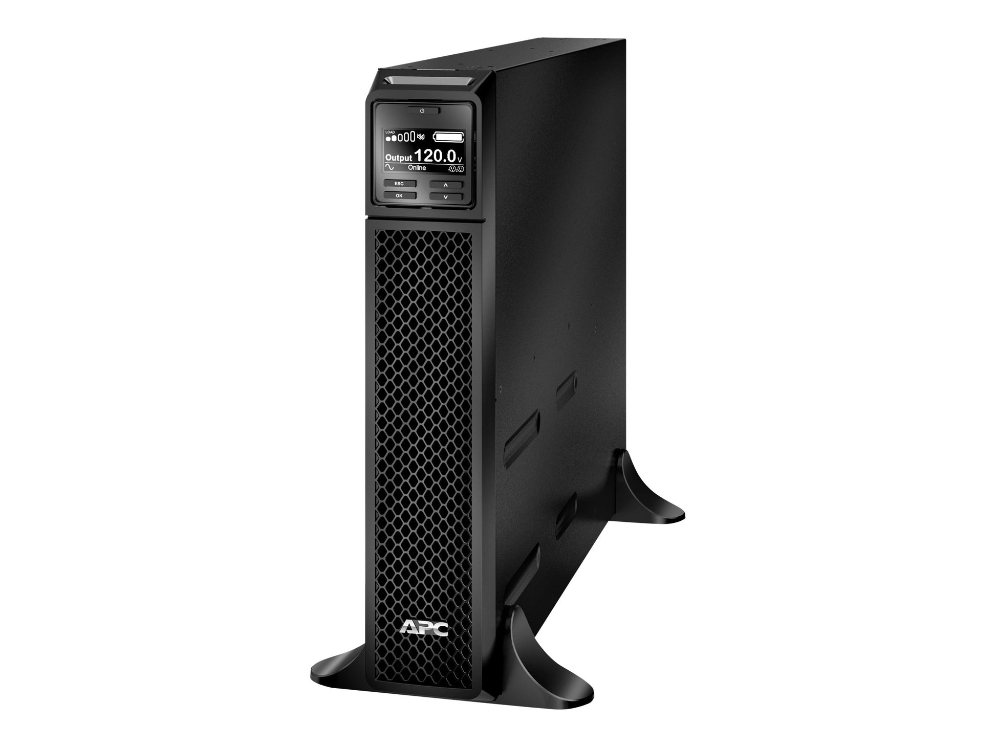 APC Smart-UPS SRT 1500VA - UPS (montaje en rack / externo) - CA 120 V - 1.35 kW - 1500 VA - RS-232, USB - conectores de salida: 6 - PFC - 2U - negro-9