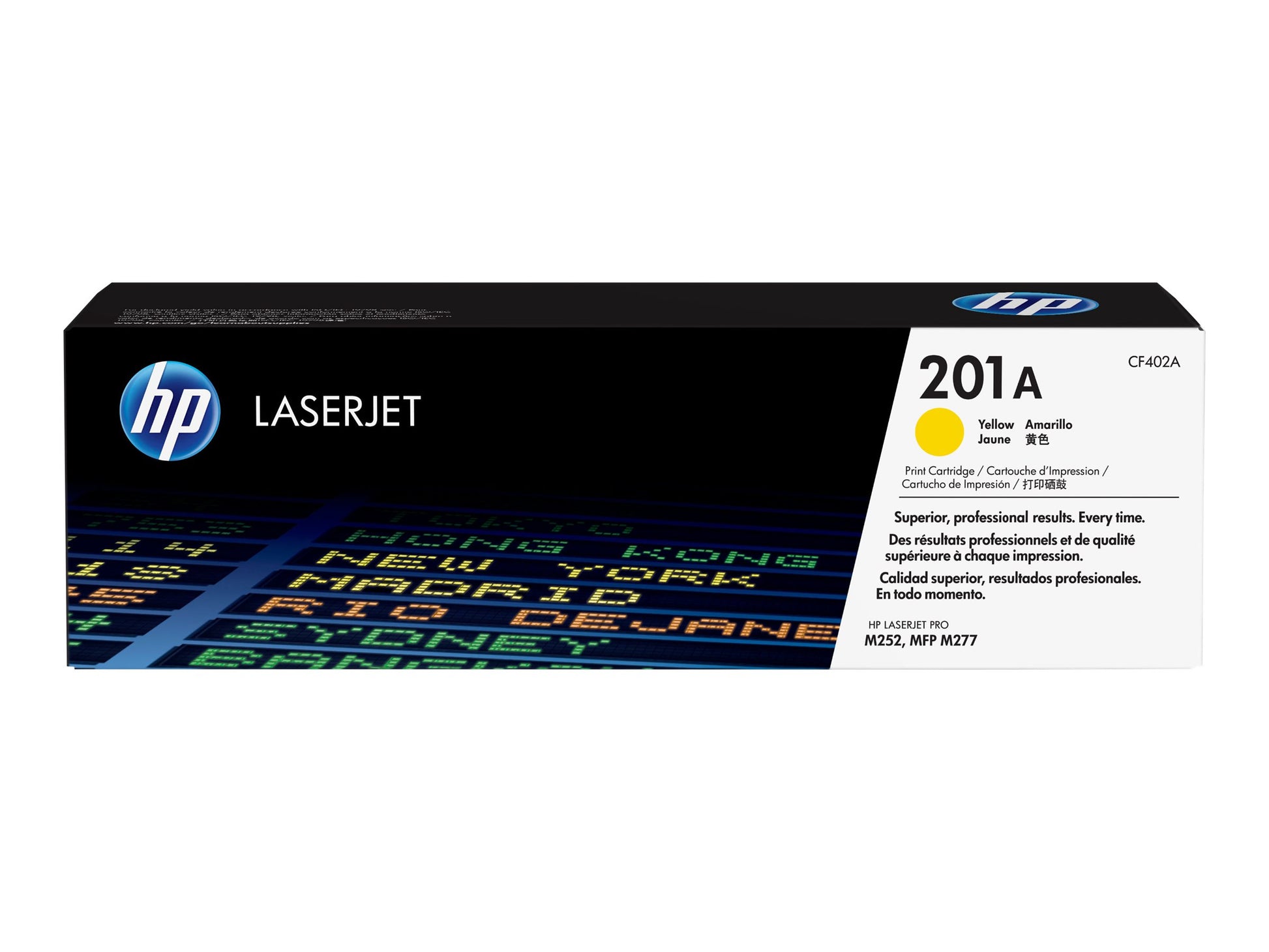 HP 201A - Amarillo - original - LaserJet - cartucho de tóner (CF402A) - para Color LaserJet Pro M252dn, M252dw, M252n, MFP M277c6, MFP M277dw, MFP M277n-5