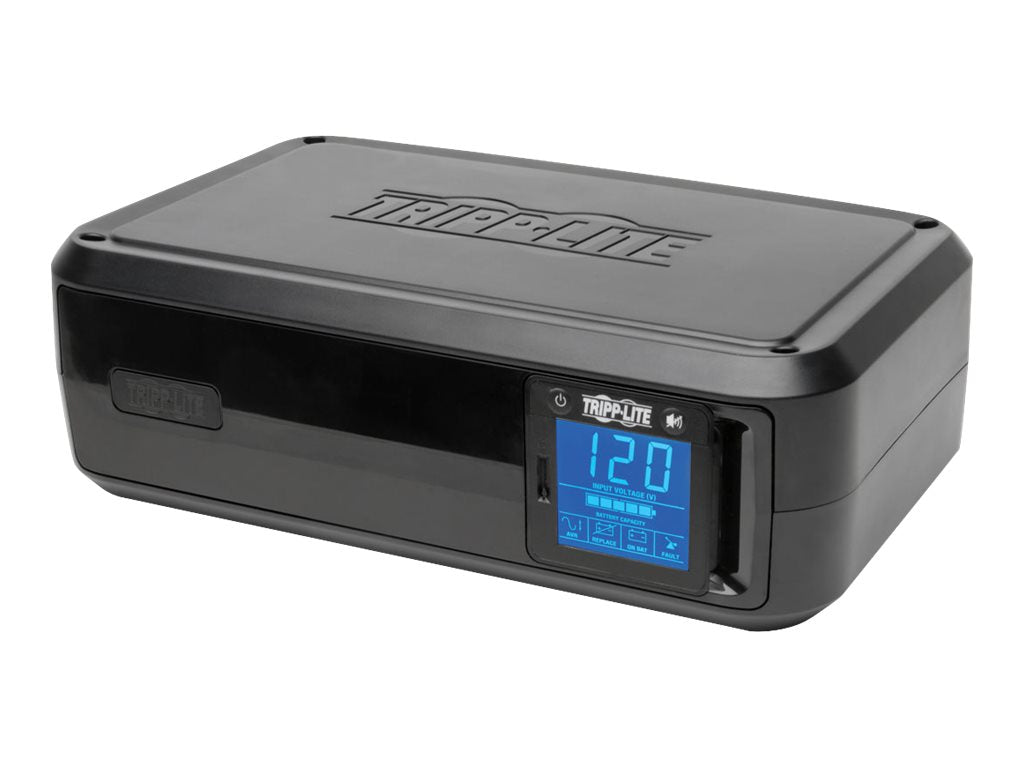 Eaton Tripp Lite Series UPS Smart 1000VA 500W Back Up Tower LCD AVR 120V USB Coax RJ45 - UPS - CA 120 V - 500 vatios - 1000 VA - conectores de salida: 8 - negro-23
