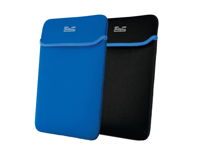Klip Xtreme - Notebook sleeve - 14.1 in - Black blue - neoprene reversable-1