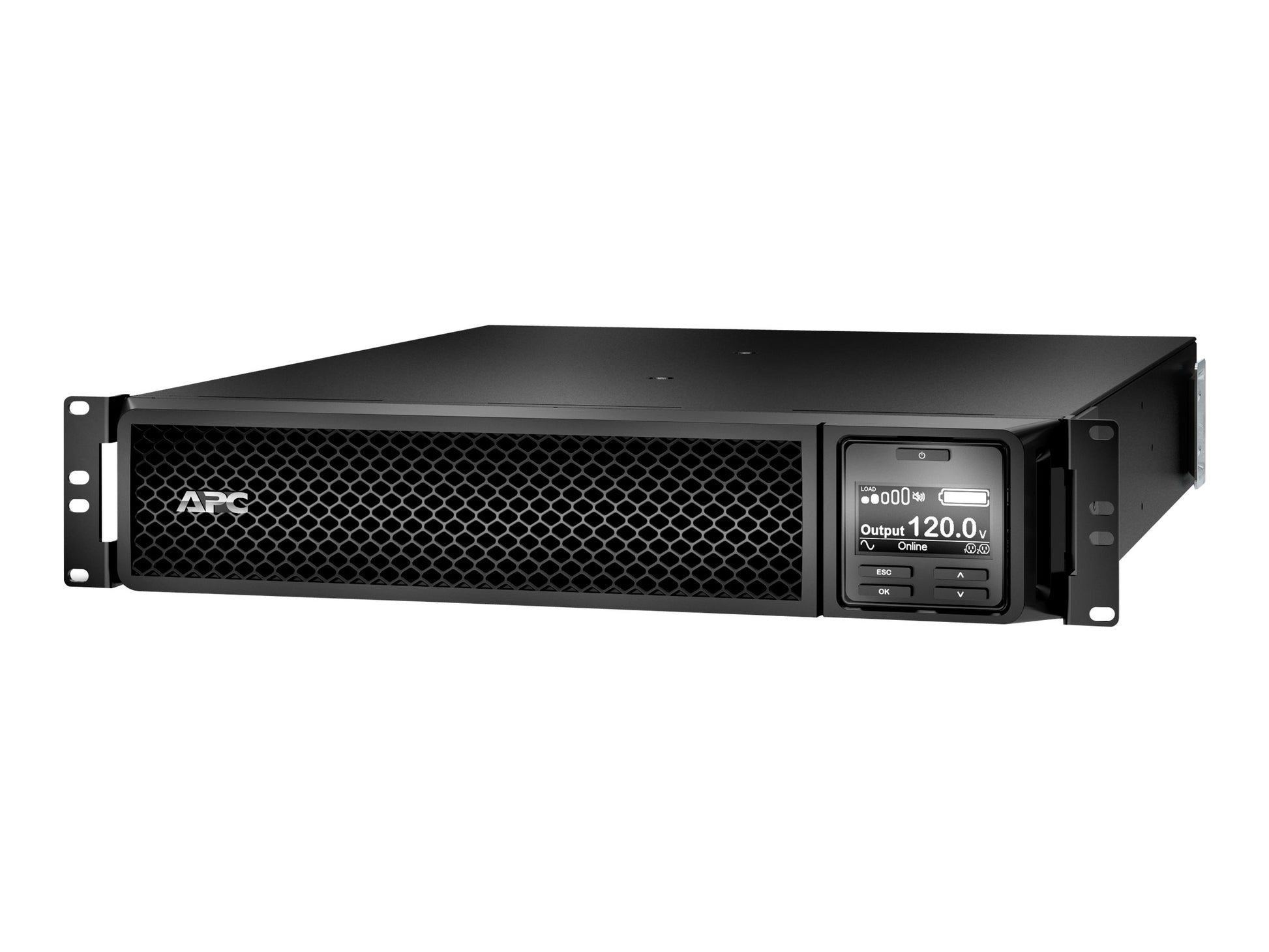 APC Smart-UPS SRT 3000VA RM - UPS (montaje en bastidor) - CA 120 V - 2700 vatios - 3000 VA - Ácido de plomo - RS-232, USB - conectores de salida: 9 - 2U - negro - para P/N: AR4024SP, AR4024SPX429, AR4024SPX431, AR4024SPX432, NBWL0356A, SMX3000HVTUS-2
