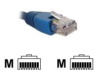 Nexxt - Cable de interconexión - RJ-45 (M) a RJ-45 (M) - 2.1 m - UTP - CAT 6 - trenzado - azul-1