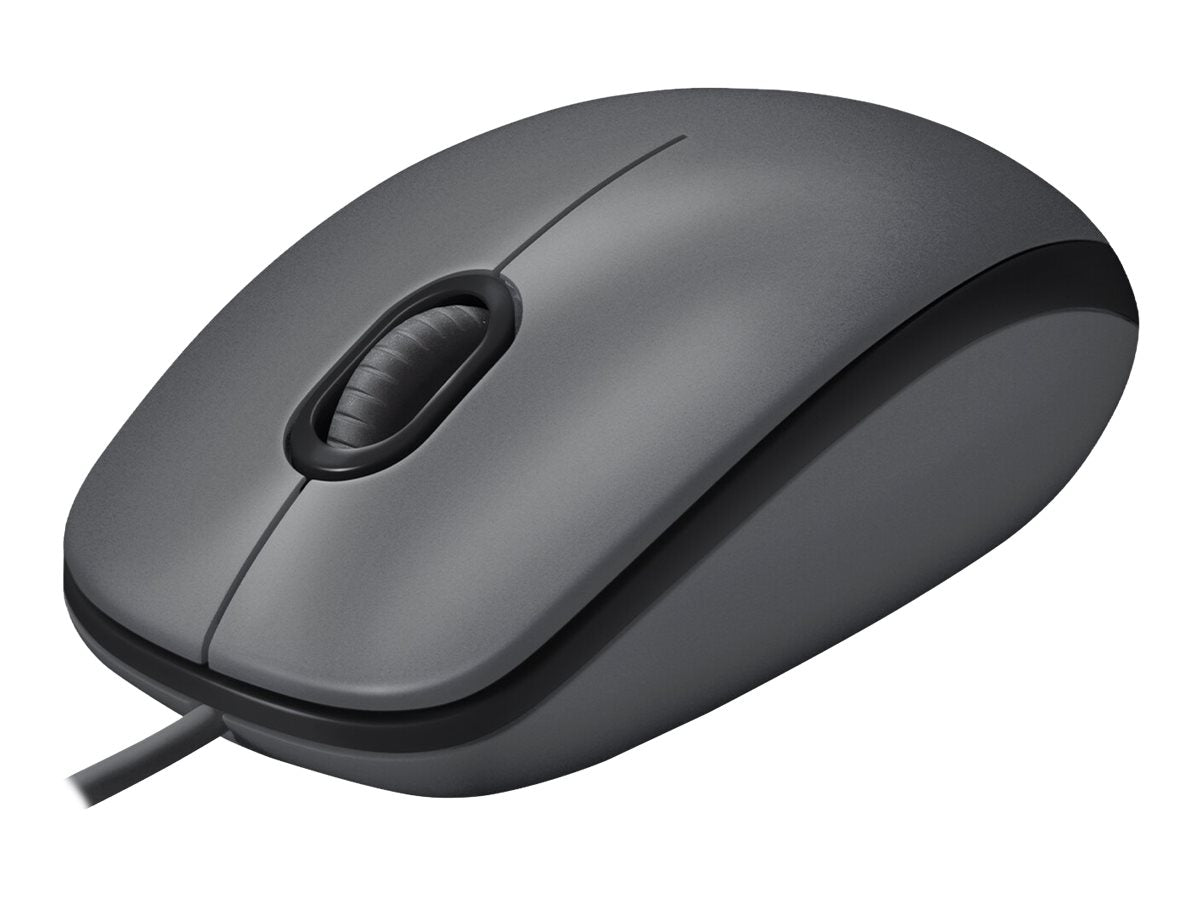 Logitech M90 - Ratón - diestro y zurdo - óptico - cableado - USB-1