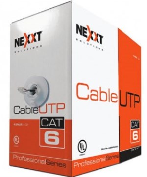 Nexxt Enterprise Cat6 U/UTP Cable 4P 23AWG CM 305m GR-2