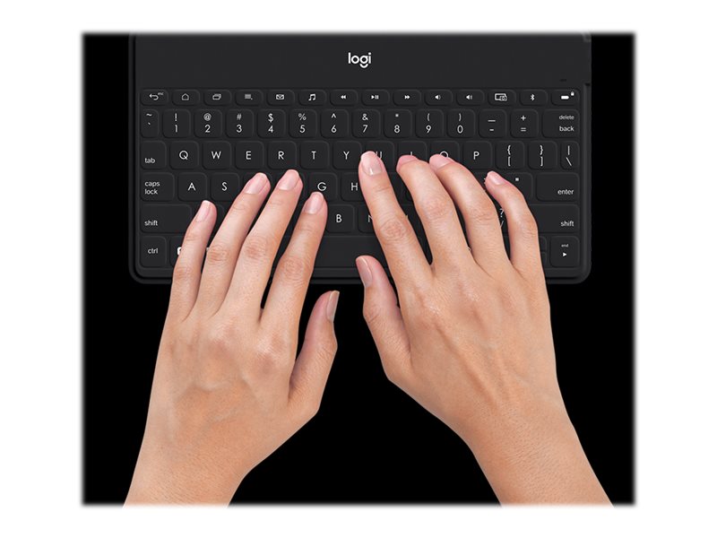 Logitech Keys-To-Go - Teclado - Bluetooth - impermeable - negro