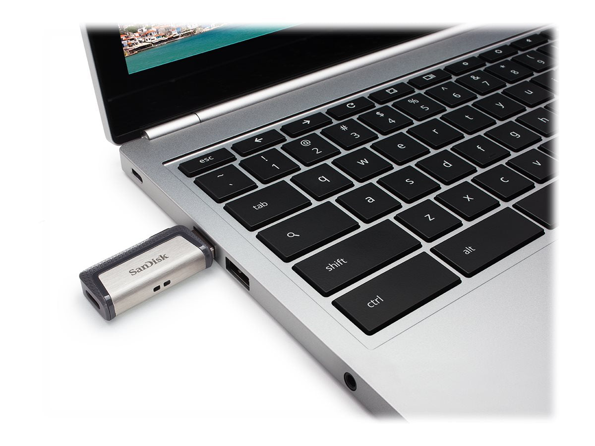 SanDisk Ultra Dual - Unidad flash USB - 32 GB - USB 3.1 / USB-C-20