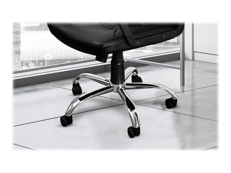 Xtech Calabria - Silla - ejecutivo - reposabrazos - inclinación - giratorio - plástico, metal, PVC, espuma, cuero sintético, contrachapado - negro-3