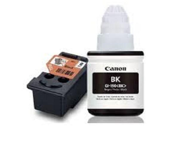 Canon - Cartucho de tinta - Negro + Botella de tinta negra-4