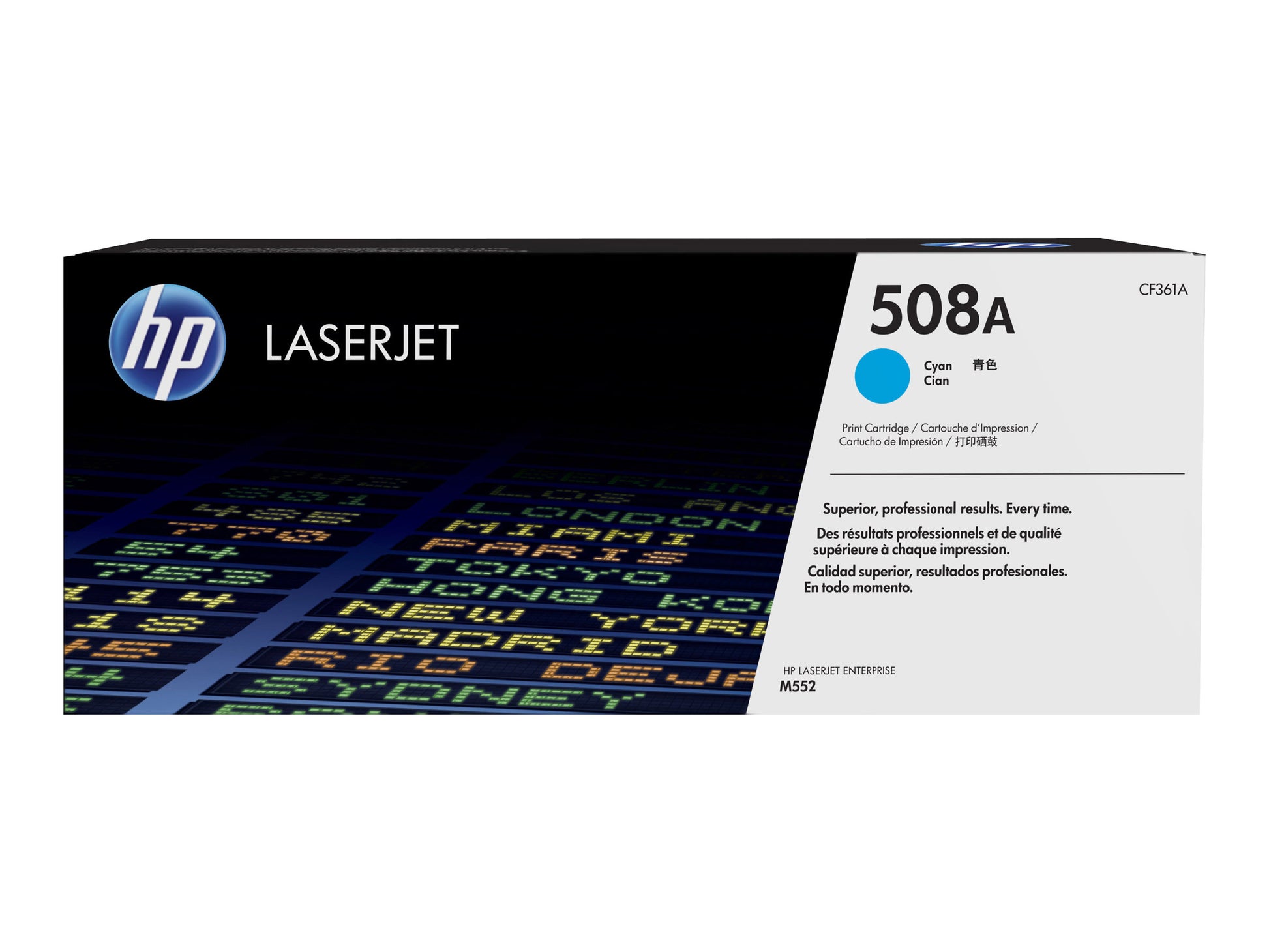 HP 508A - Cián - original - LaserJet - cartucho de tóner (CF361A) - para Color LaserJet Enterprise MFP M577; LaserJet Enterprise Flow MFP M577-6
