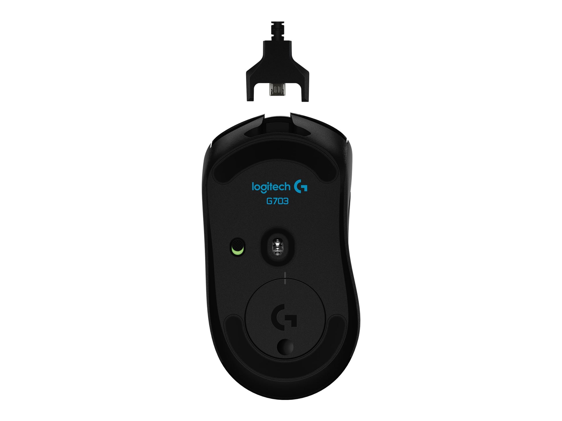 Logitech Wireless Gaming Mouse G703 LIGHTSPEED with HERO 25K Sensor - Ratón - óptico - 6 botones - inalámbrico, cableado - 2.4 GHz - receptor inalámbrico USB-16