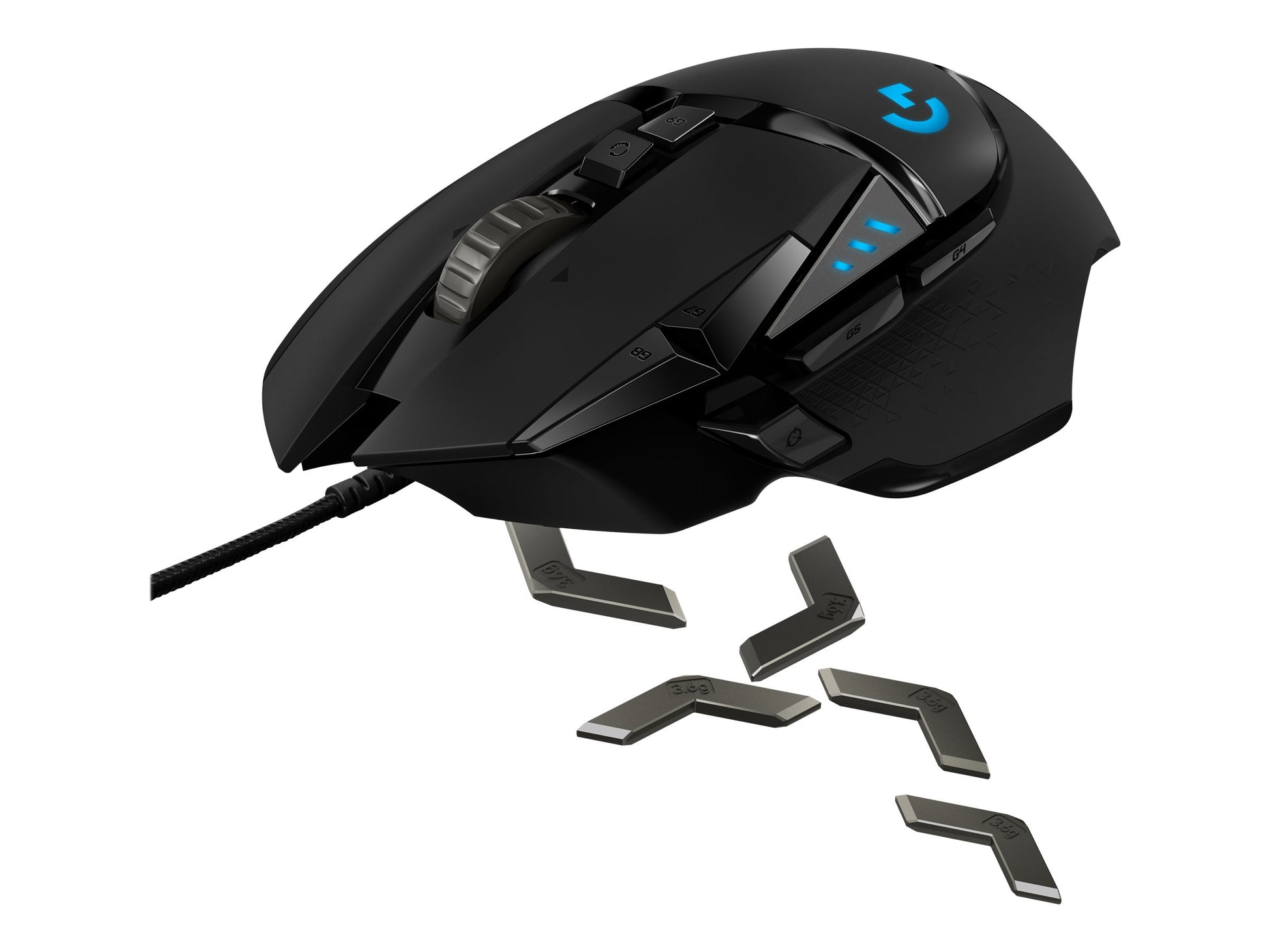 Logitech Gaming Mouse G502 (Hero) - Ratón - óptico - 11 botones - cableado - USB-11
