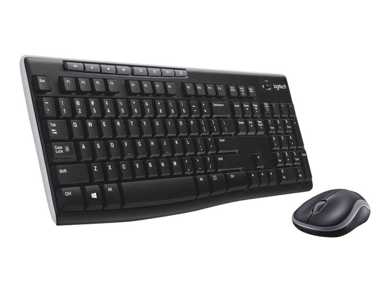 Logitech MK270 Wireless Combo - Juego de teclado y ratón - inalámbrico - 2.4 GHz - inglés - negro-8