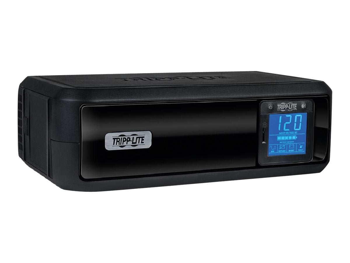 Eaton Tripp Lite Series UPS Smart 1000VA 500W Back Up Tower LCD AVR 120V USB Coax RJ45 - UPS - CA 120 V - 500 vatios - 1000 VA - conectores de salida: 8 - negro-4