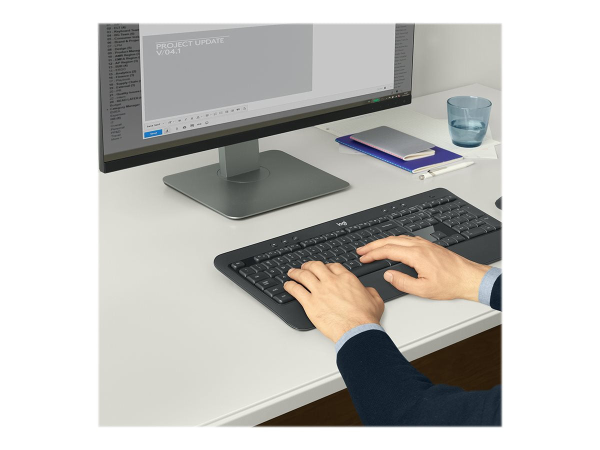 Logitech MK540 Advanced - Juego de teclado y ratón - inalámbrico - 2.4 GHz-12