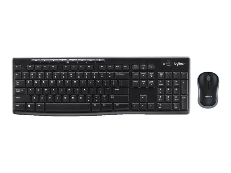 Logitech MK270 Wireless Combo - Juego de teclado y ratón - inalámbrico - 2.4 GHz - inglés - negro-3