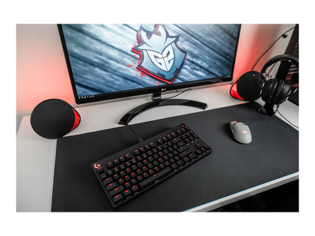 Logitech G Pro Mechanical Gaming Keyboard - Teclado - retroiluminación - USB - interruptor: GX Blue Clicky - negro-13