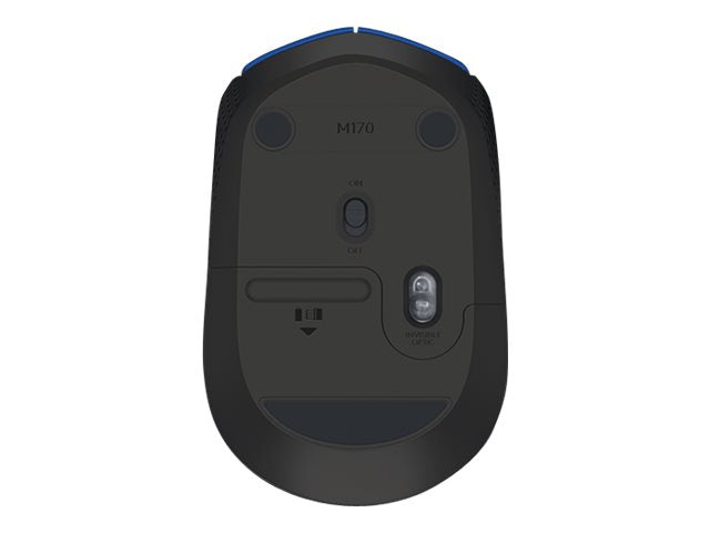 Logitech M170 - Ratón - diestro y zurdo - inalámbrico - 2.4 GHz - receptor inalámbrico USB - azul-9