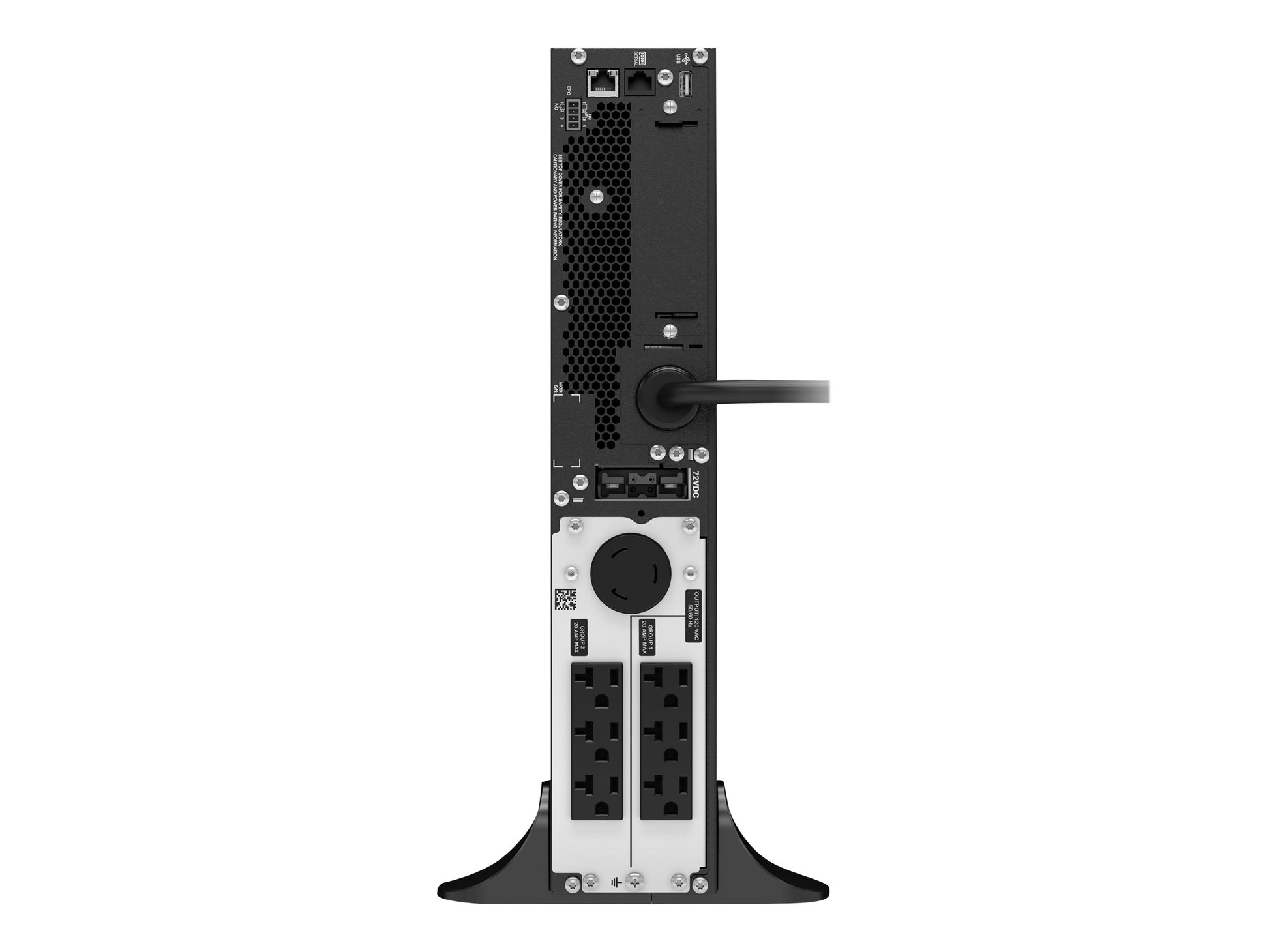 APC Smart-UPS SRT 2200VA - UPS - CA 120 V - 1800 vatios - 2200 VA - RS-232, USB - conectores de salida: 7 - negro-2