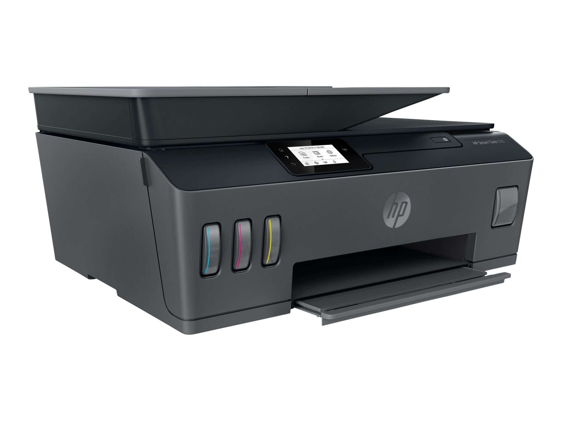 HP Smart Tank 530 - Impresora multifunción - color - chorro de tinta - Legal (216 x 356 mm) (original) - A4/Legal (material) - hasta 10 ppm (copiando) - hasta 11 ppm (impresión) - 100 hojas - USB 2.0, Wi-Fi(n), Bluetooth-3